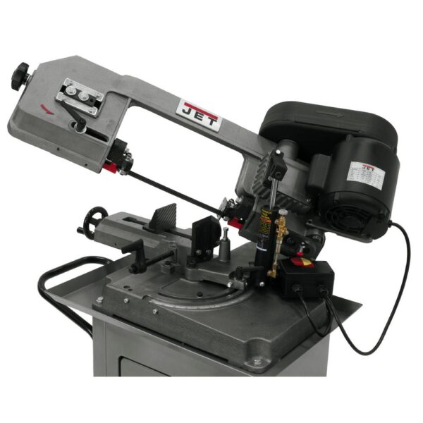Jet 1/2 HP 5 in. x 6 in. Mitering Metalworking Horizontal Band Saw with Closed Stand, 3-Speed, 115/230-Volt, HBS-56S