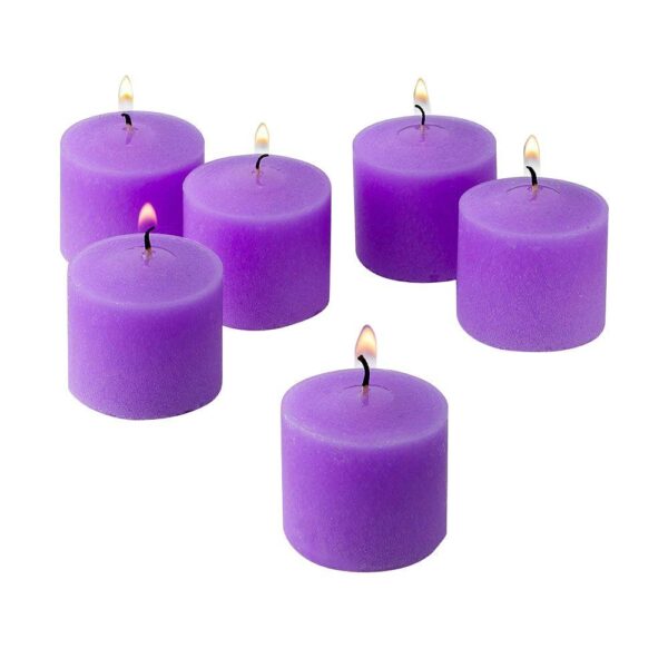 Light In The Dark 10 Hour Lavender Scented Votive Candles (Set of 12)