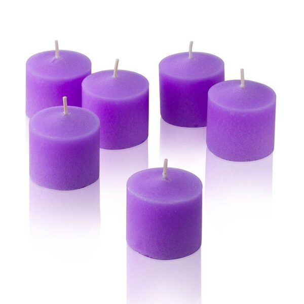 Light In The Dark 10 Hour Lavender Scented Votive Candles (Set of 12)