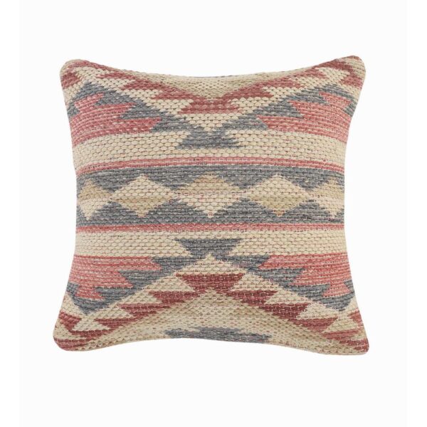 LR Home Eclectic Multi-color Southwest Cozy Polyfill 18 in. x 18 in. Throw Pillow