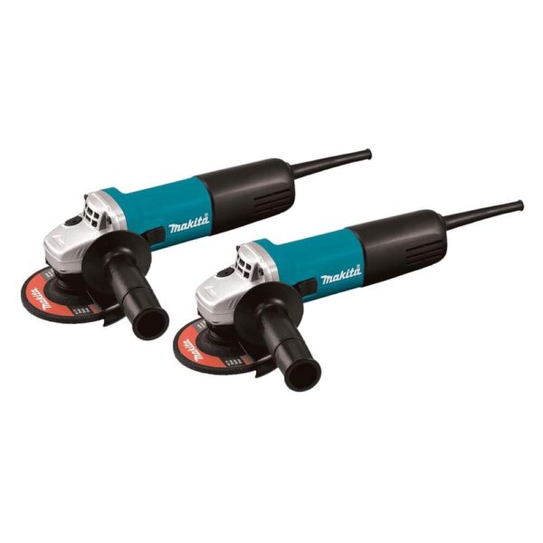 Makita 7.5-Amp 4-1/2 in. Corded Angle Grinder with AC/DC Switch (2-Pack)
