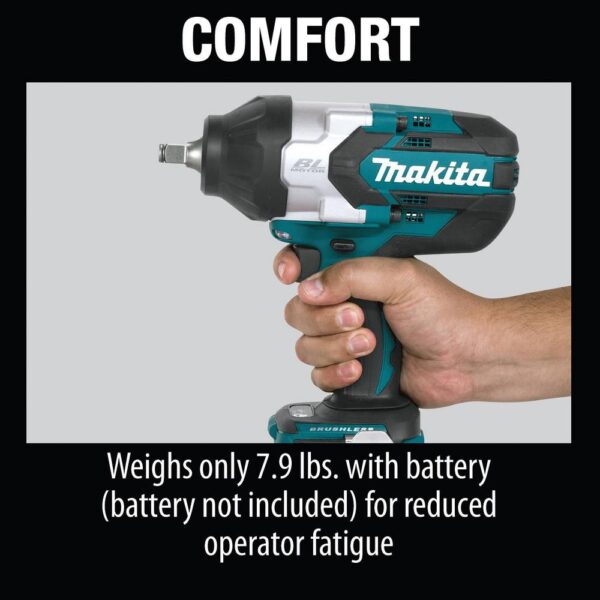 Makita 18-Volt LXT Lithium-Ion Brushless Cordless High Torque 1/2 in. Sq. Drive Utility Impact Wrench (Tool Only)