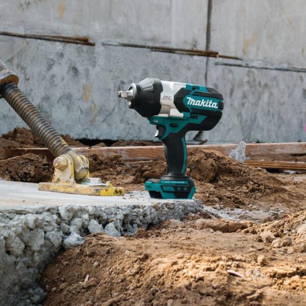 Makita 18-Volt LXT Lithium-Ion Brushless Cordless High Torque 1/2 in. Sq. Drive Utility Impact Wrench (Tool Only)
