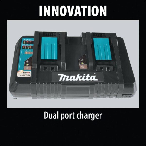 Makita 18-Volt Lithium-Ion Dual Port Rapid Optimum Charger