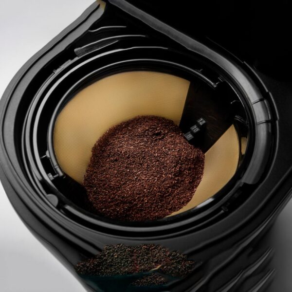 KitchenAid 12-Cup Matte Grey Drip Coffee Maker with Spiral Showerhead