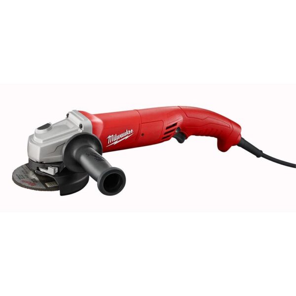 Milwaukee 11 Amp 4.5 in. Small Angle Grinder with Lock-On Trigger Grip