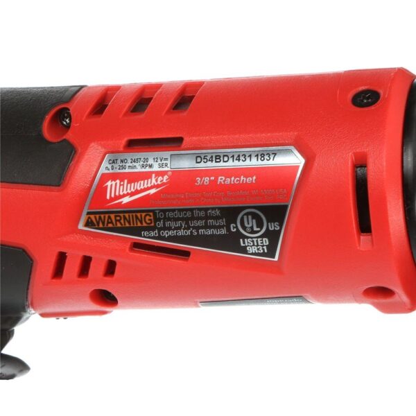 Milwaukee M12 12-Volt Lithium-Ion Cordless 3/8 in. Ratchet (Tool-Only)