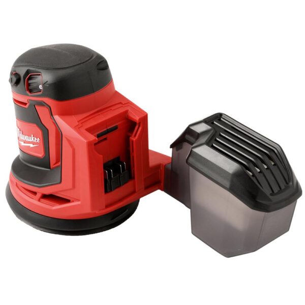 Milwaukee M18 18-Volt Lithium-Ion Cordless 5 in. Random Orbit Sander with M18 Starter Kit (1) 5.0Ah Battery and Charger