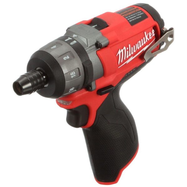Milwaukee M12 FUEL 12-Volt Lithium-Ion Brushless Cordless 1/4 in. Hex 2-Speed Screwdriver (Tool-Only)
