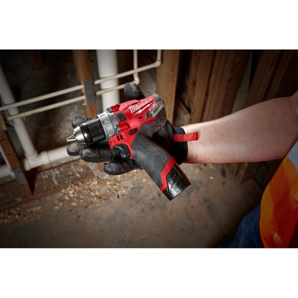 Milwaukee M12 FUEL 12-Volt Lithium-Ion Brushless Cordless 1/2 in. Hammer Drill (Tool-Only)