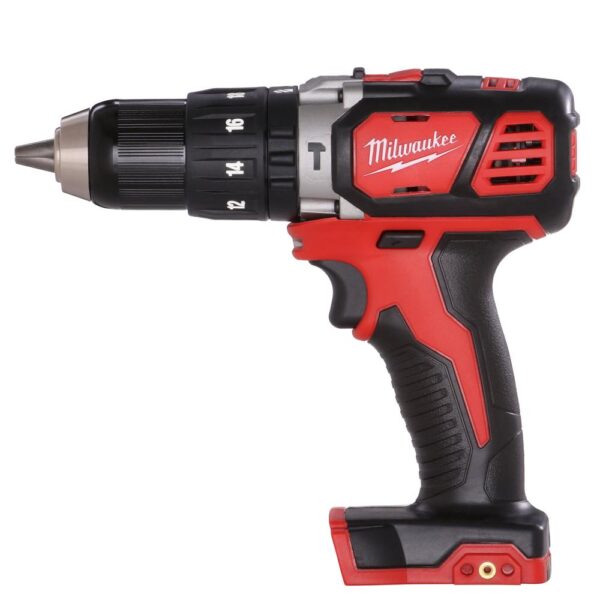 Milwaukee M18 18-Volt Lithium-Ion Cordless 1/2 in. Hammer Drill/Driver (Tool-Only)