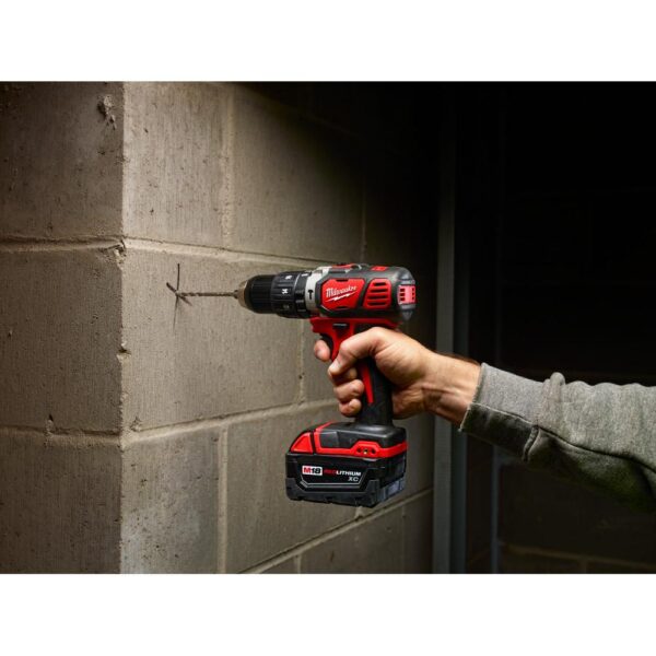 Milwaukee M18 Lithium-Ion 1/2 in. Cordless Hammer Drill Driver Kit with Free M18 4.0 Ah Extended Capacity Battery