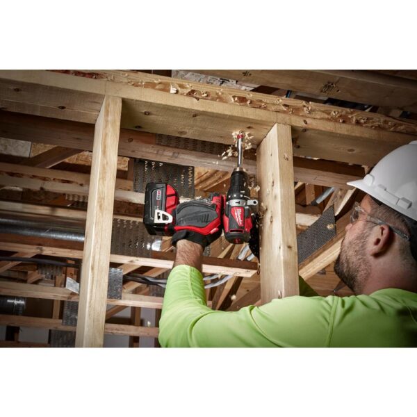 Milwaukee M18 18-Volt Lithium-Ion Brushless Cordless 1/2 in. Compact Hammer Drill Tool Only