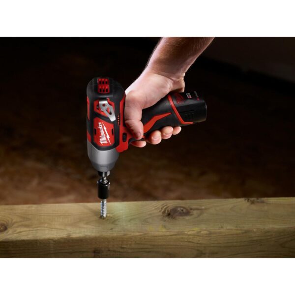 Milwaukee M12 12-Volt Cordless 1/4 in. Hex Impact Driver Combo Kit with Free M12 3/8 in. Ratchet (Tool-Only)