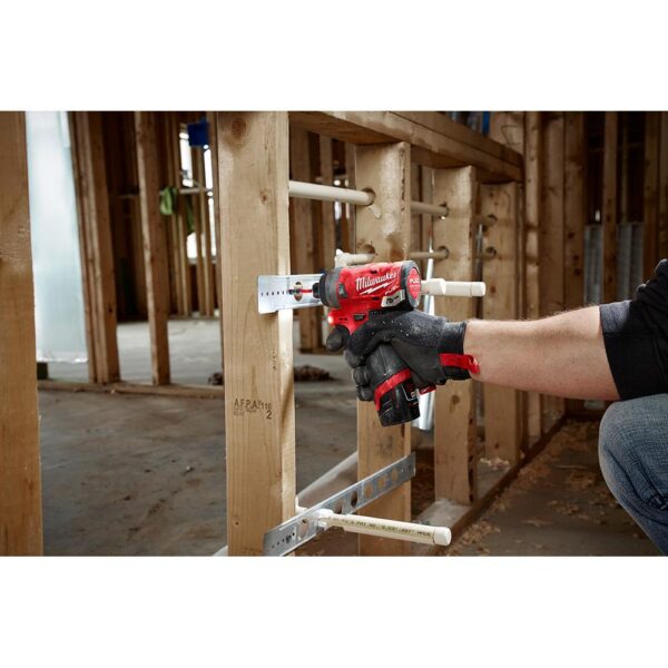 Milwaukee M12 FUEL 12-Volt Lithium-Ion Brushless Cordless 1/4 in. Hex Impact Driver/Bandsaw Combo Kit W/(1)2.0Ah Battery & Charger