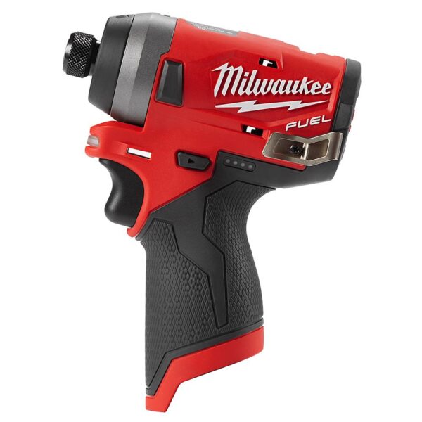 Milwaukee M12 FUEL 12-Volt Lithium-Ion Brushless Cordless 1/4 in. Hex Impact Driver (Tool-Only)