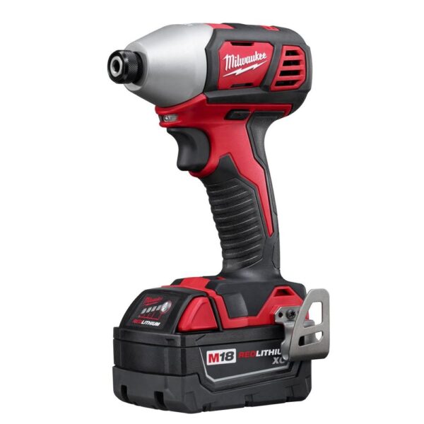 Milwaukee M18 18-Volt Lithium-Ion Cordless 1/4 in. Hex 2-Speed Impact Driver W/(2) 3.0Ah Batteries, Charger, Hard Case