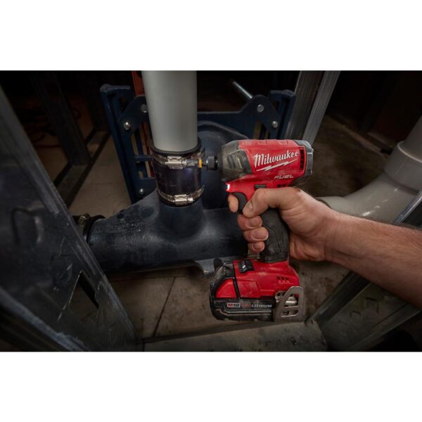 Milwaukee M18 FUEL SURGE 18-Volt Lithium-Ion Brushless Cordless 1/4 in. Hex Impact Driver Compact Kit w/(2) 2.0Ah Batteries, Case