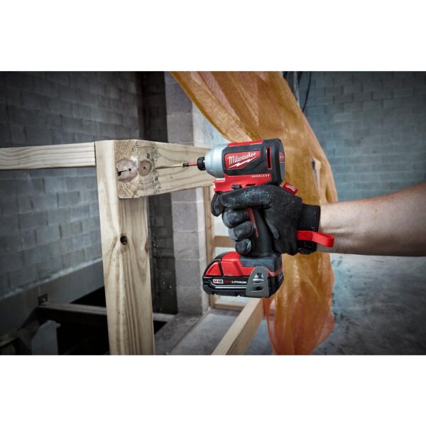 Milwaukee M18 18-Volt Lithium-Ion Brushless Cordless 1/4 in. Impact Driver (Tool Only)