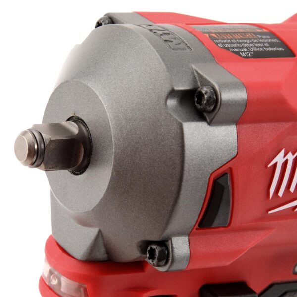 Milwaukee M12 FUEL 12-Volt Lithium-Ion Brushless Cordless Stubby 3/8 in. Impact Wrench (Tool-Only)