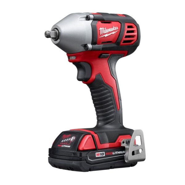Milwaukee M18 18-Volt Lithium-Ion Cordless 3/8 in. Impact Wrench W/ Friction Ring W/(2) 1.5Ah Batteries, Charger, Hard Case