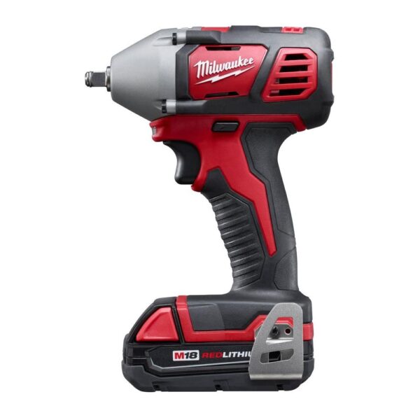 Milwaukee M18 18-Volt Lithium-Ion Cordless 3/8 in. Impact Wrench W/ Friction Ring W/(2) 1.5Ah Batteries, Charger, Hard Case