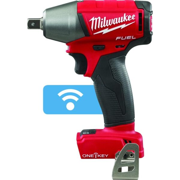 Milwaukee M18 FUEL ONE-KEY 18-Volt Lithium-Ion Brushless Cordless 1/2 in. Impact Wrench w/ Pin Detent (Tool-Only)