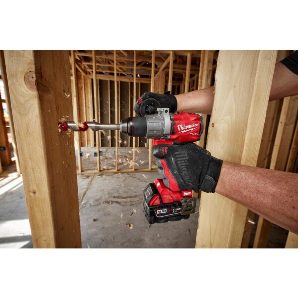 Milwaukee M18 18-Volt Lithium-Ion Cordless 1/2 in. to 4 in. Force Logic 6-Ton Knockout Tool Kit with Die Set and Hammer Drill
