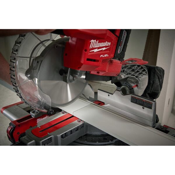 Milwaukee M18 FUEL 18-Volt Lithium-Ion Brushless Cordless 10 in. Dual Bevel Sliding Compound Miter Saw Kit W/ Miter Stand