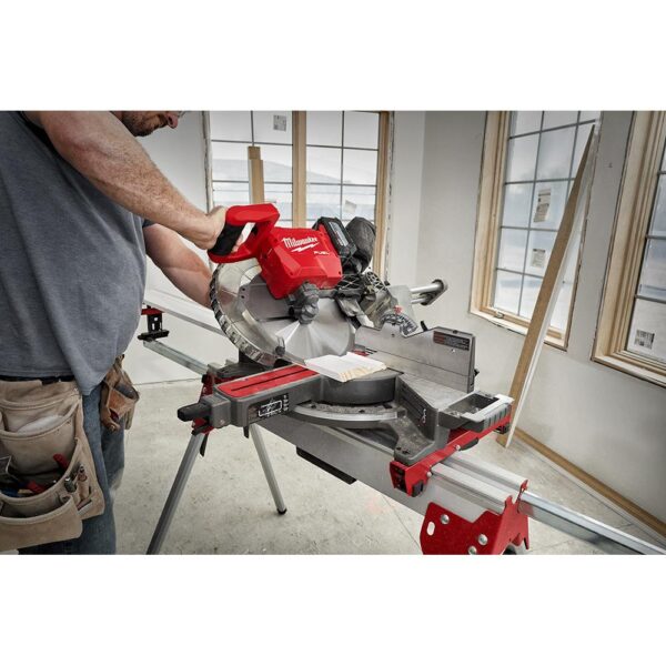 Milwaukee M18 FUEL 18-Volt 12 in. Lithium-Ion Brushless Cordless Dual Bevel Sliding Compound Miter Saw with 8.0 Ah Battery