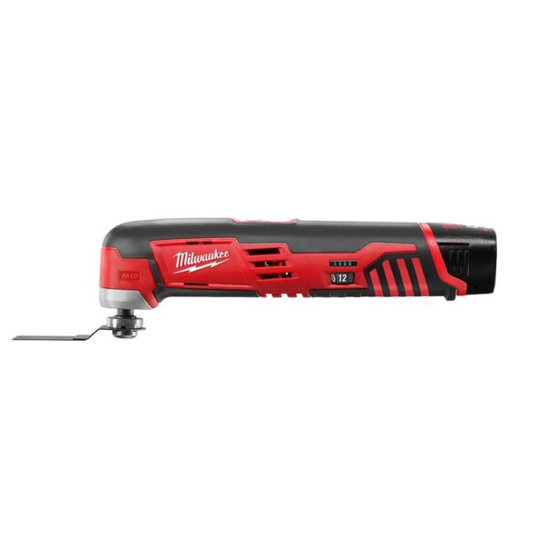 Milwaukee M12 12-Volt Lithium-Ion Cordless Oscillating Multi-Tool Kit with (1) 1.5Ah Battery, Charger and Packout Case