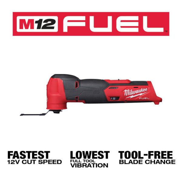 Milwaukee M12 FUEL 12-Volt Lithium-Ion Cordless Oscillating Multi-Tool (Tool-Only)