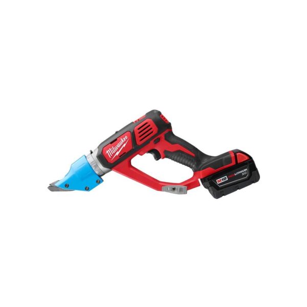 Milwaukee M18 18-Volt Lithium-Ion Cordless 16-Gauge Double Cut Metal Shear Kit with Free M18 18-Volt 4.0 Extended Capacity Battery