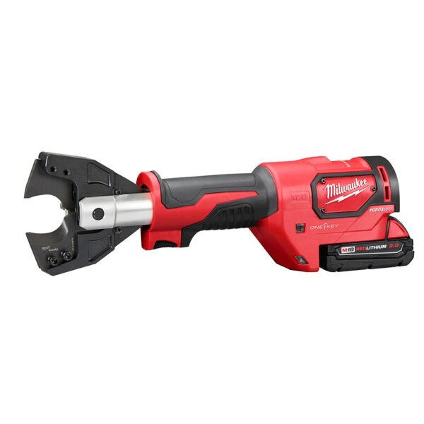 Milwaukee M18 18-Volt Lithium-Ion Cordless Cable Cutter with CU/AL Jaws with One 2.0 Ah Battery, Charger, Hard Case
