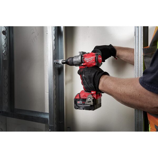 Milwaukee M18 FUEL ONE-KEY 18-Volt Lithium-Ion Brushless Cordless 1/2 in. Drill Driver Kit with Two 5.0 Ah Batteries Hard Case