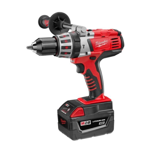 Milwaukee M28 28-Volt Lithium-Ion Cordless Combo Kit (4-Tool) with (2) 3.0Ah Batteries, (1) Charger, (1) Tool Bag