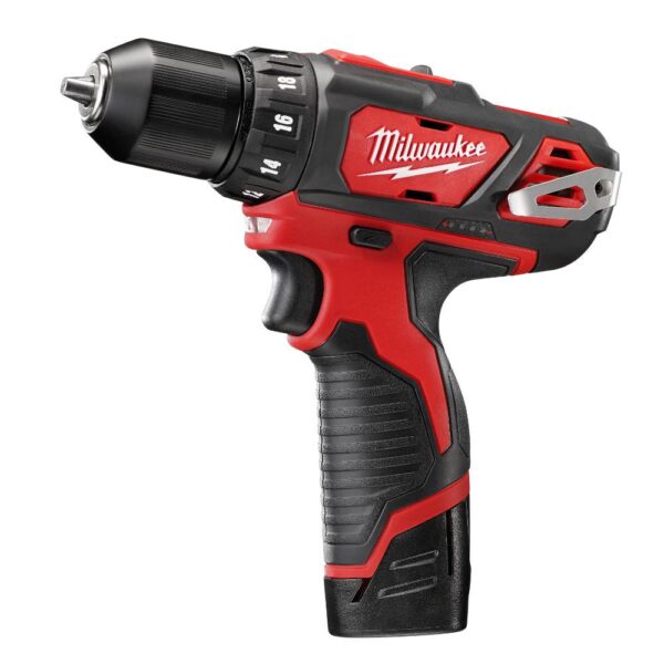 Milwaukee M12 12-Volt Lithium-Ion Cordless Drill Driver/Impact Driver Combo Kit (2-Tool) with Two 1.5 Ah Batteries and Bit Set