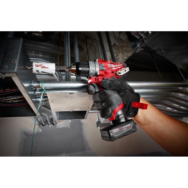 Milwaukee M12 FUEL 12-Volt Li-Ion Brushless Cordless Hammer Drill and Impact Driver Combo Kit (2-Tool)w/ M12 3/8 in. Ratchet