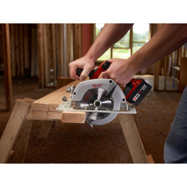 Milwaukee M18 18-Volt Lithium-Ion Brushless Cordless Hammer Drill and Impact Combo Kit with M18 6-1/2 in. Circular Saw