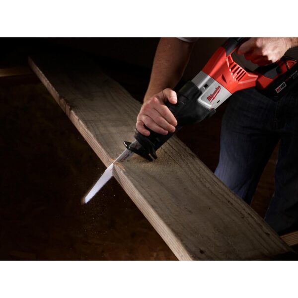 Milwaukee 9 in. 5 TPI AX Nail Embedded Wood Cutting SAWZALL Reciprocating Saw Blades (5-Pack)