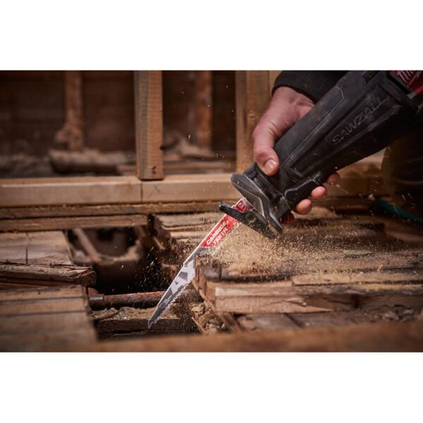 Milwaukee SAWZALL Carbide Demolition Wood and Metal Cutting Reciprocating Saw Blade Set (5-Piece)