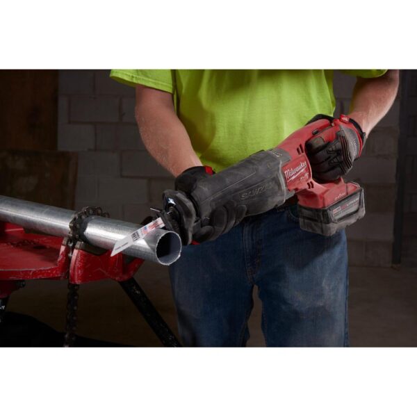 Milwaukee M18 FUEL ONE-KEY 18-Volt Lithium-Ion Brushless Cordless SAWZALL Reciprocating Saw Kit with Two 9.0Ah Batteries