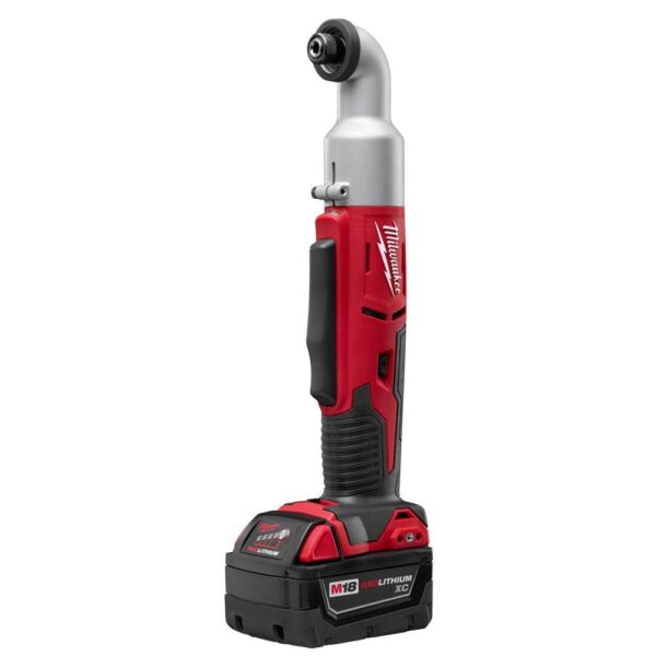 Milwaukee M18 18-Volt Lithium-Ion Cordless 1/4 in. Hex 2-Speed Right Angle Impact Driver W/(2) 3.0Ah Batteries, Charger, Hard Case