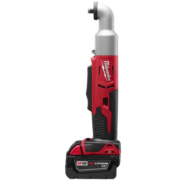 Milwaukee M18 18-Volt Lithium-Ion Cordless 3/8 in. 2-Speed Right Angle Impact Wrench Kit W/(2) 3.0Ah Batteries, Charger, Hard Case