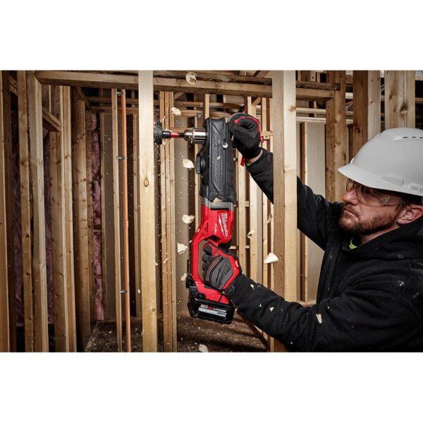 Milwaukee M18 FUEL 18-Volt Lithium-Ion Brushless Cordless GEN 2 SUPER HAWG 1/2 in. Right Angle Drill Kit