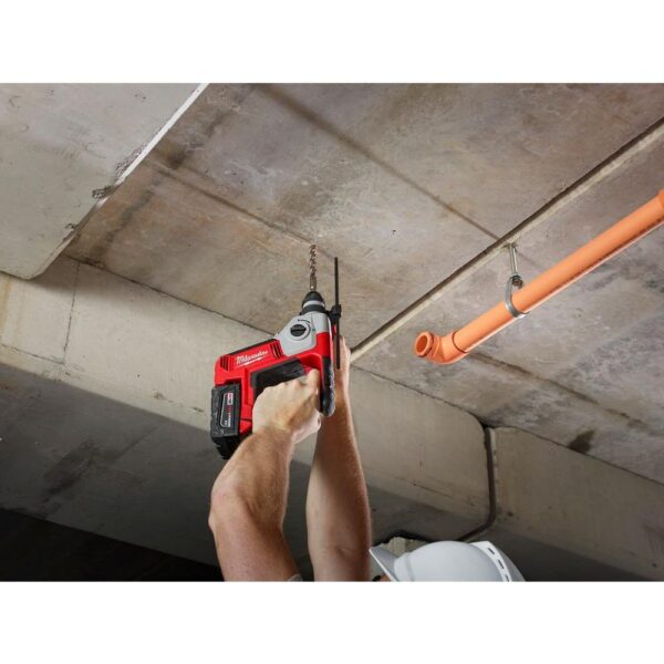 Milwaukee M18 18-Volt Lithium-Ion Cordless 5/8 in. SDS-Plus Rotary Hammer Kit W/(2) 3.0Ah Batteries, Charger, Hard Case