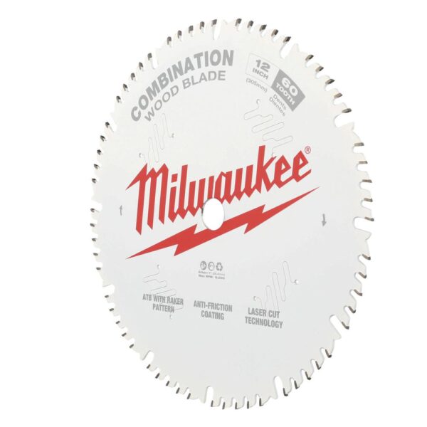 Milwaukee 12 in. x 60-Tooth Combination Circular Saw Blade
