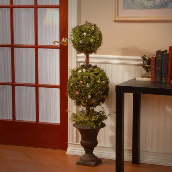 National Tree Company 45 in. Spring Topiary Tree