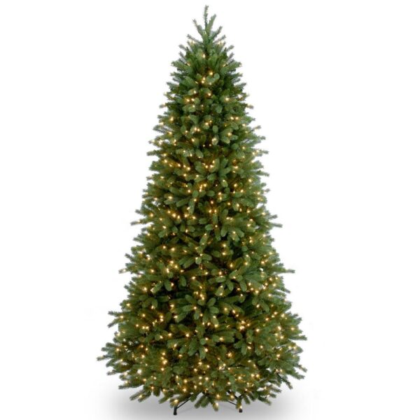 National Tree Company 6.5 ft. Jersey Fraser Fir Slim Artificial Christmas Tree with Clear Lights