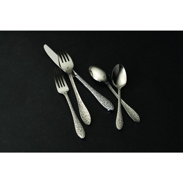 Oneida Ivy Flourish 18/10 Stainless Steel Bouillon Spoons (Set of 12)